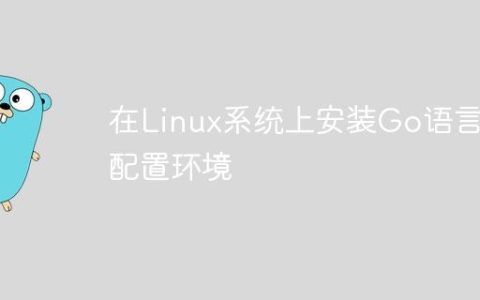在Linux系统上安装Go语言并配置环境