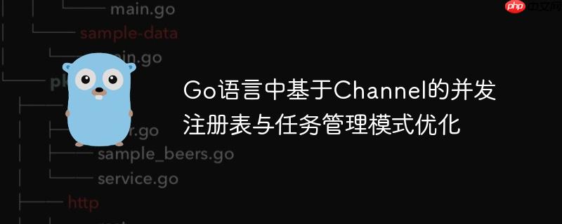 Go语言中基于Channel的并发注册表与任务管理模式优化