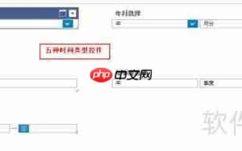 时间控件设置指南
