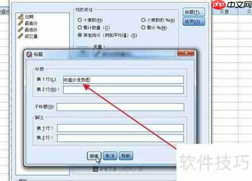 SPSS折线图制作步骤详解