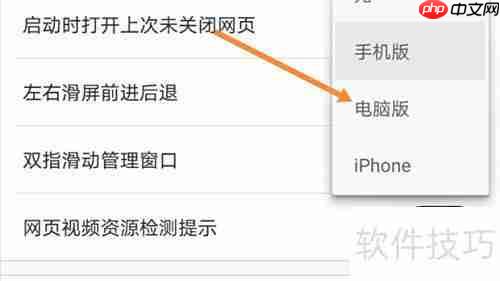 UC浏览器电脑版设置方法
