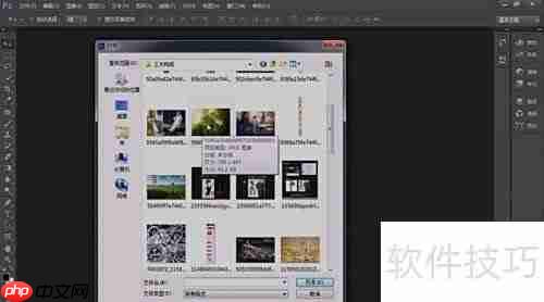 Photoshop CS5打开文件方法