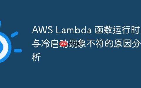 AWS Lambda 函数运行时间与冷启动现象不符的原因分析