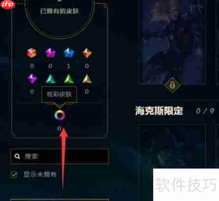 掌盟炫彩皮肤查看攻略