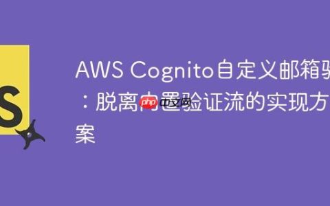 AWS Cognito自定义邮箱验证：脱离内置验证流的实现方案