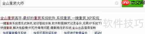 金山大师教你轻松重装系统