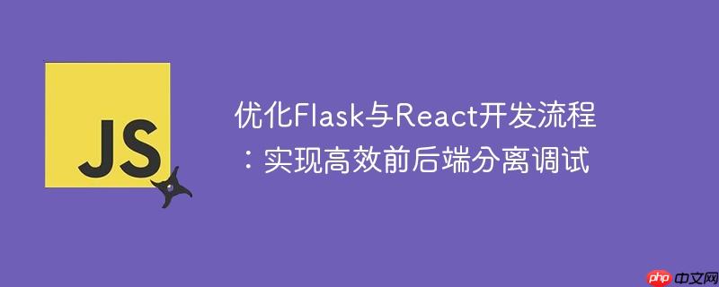 优化flask与react开发流程:实现高效前后端分离调试