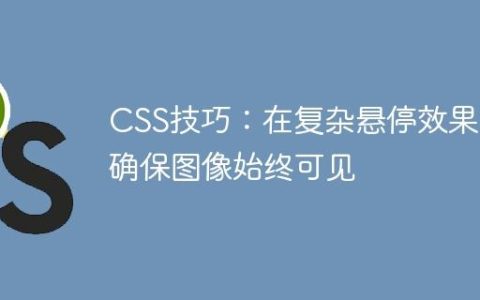 CSS技巧：在复杂悬停效果中确保图像始终可见