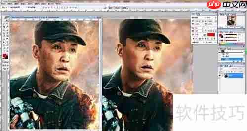 PS滤镜一键转手绘