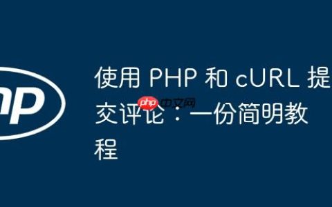 使用 PHP 和 cURL 提交评论：一份简明教程