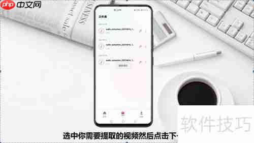 如何提取视频中的音乐