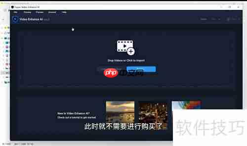 Topaz视频增强AI安装指南