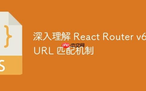 深入理解 React Router v6 URL 匹配机制