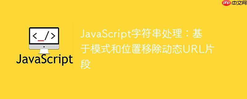 JavaScript字符串处理：基于模式和位置移除动态URL片段