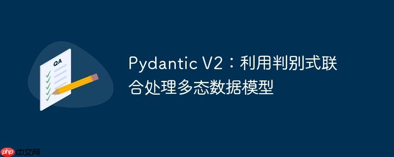 Pydantic V2:利用判别式联合处理多态数据模型