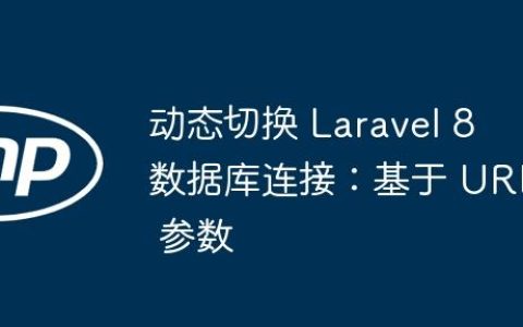 动态切换 Laravel 8 数据库连接：基于 URL 参数
