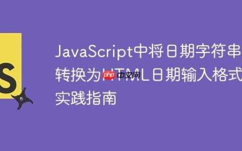 JavaScript中将日期字符串转换为HTML日期输入格式的实践指南