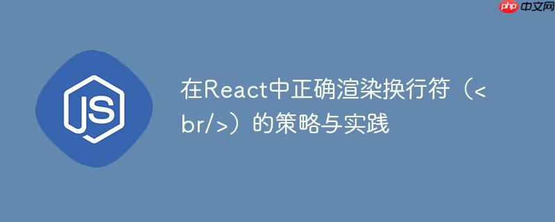 在React中正确渲染换行符（）的策略与实践