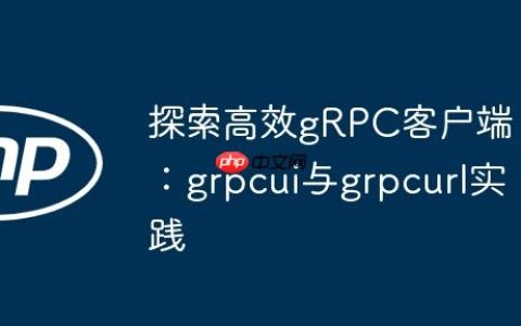 探索高效gRPC客户端：grpcui与grpcurl实践
