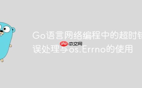Go语言网络编程中的超时错误处理与os.Errno的使用