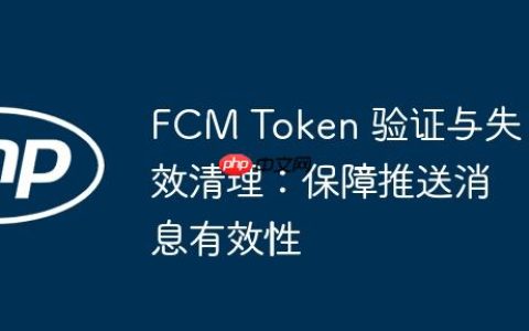FCM Token 验证与失效清理：保障推送消息有效性