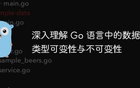 深入理解 Go 语言中的数据类型可变性与不可变性