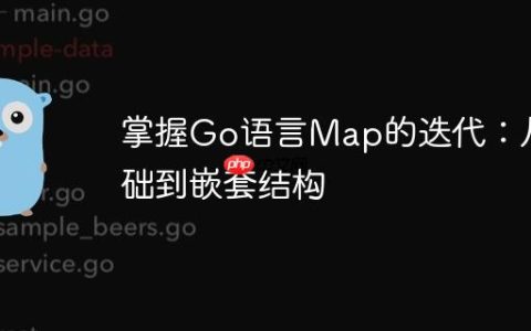 掌握Go语言Map的迭代：从基础到嵌套结构