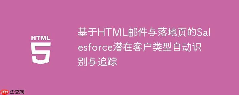 基于HTML邮件与落地页的Salesforce潜在客户类型自动识别与追踪