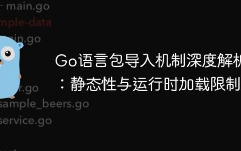 Go语言包导入机制深度解析：静态性与运行时加载限制