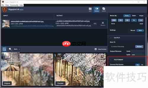 Topaz AI无损放大图像技巧
