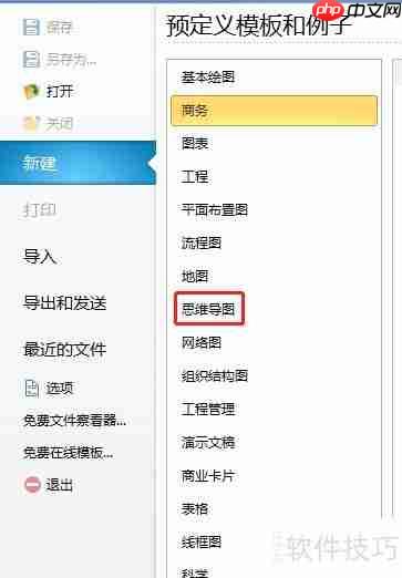 亿图思维导图制作指南