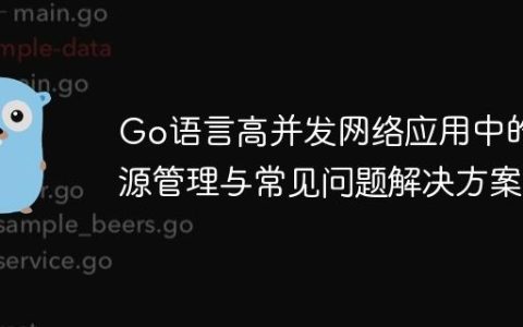 Go语言高并发网络应用中的资源管理与常见问题解决方案