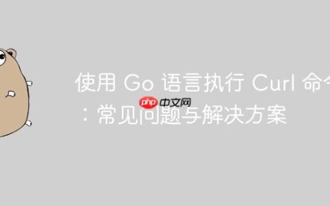 使用 Go 语言执行 Curl 命令：常见问题与解决方案