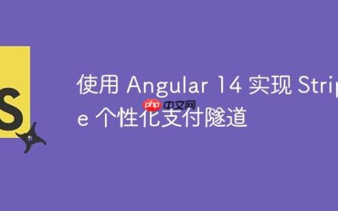 使用 Angular 14 实现 Stripe 个性化支付隧道