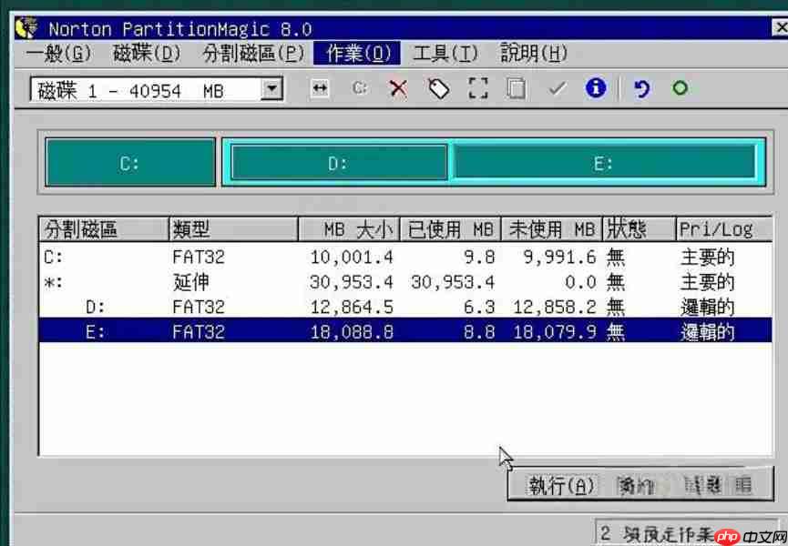 pqmagic怎么调整磁盘大小?pqmagic调整磁盘大小的方法