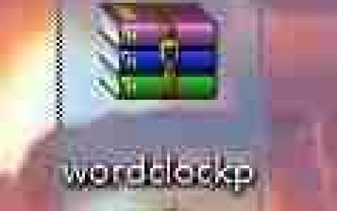 Win10安装Word Clock屏保教程