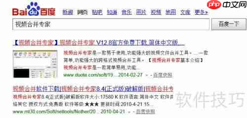 快速下载合并网页视频
