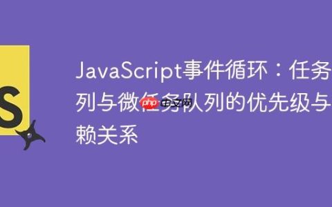 JavaScript事件循环：任务队列与微任务队列的优先级与依赖关系