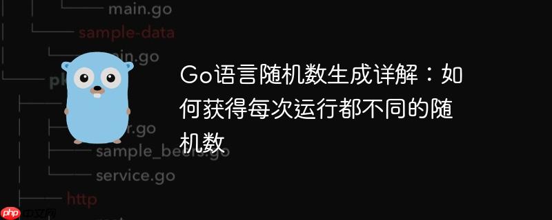 go语言随机数生成详解:如何获得每次运行都不同的随机数