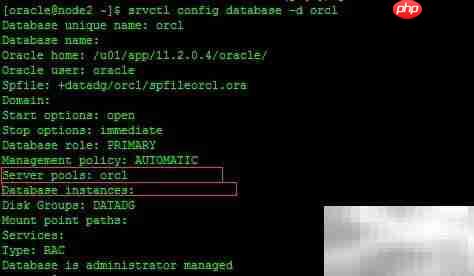 PRCR-1001: ora.orcl.db资源异常