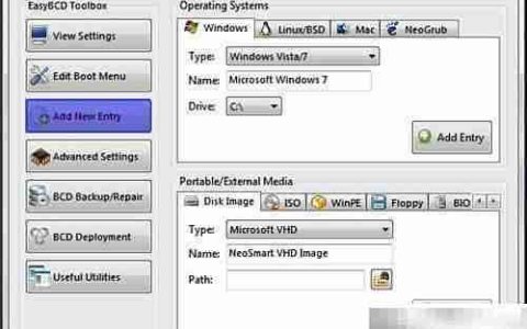 EasyBCD引导Linux ISO镜像