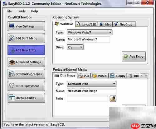 EasyBCD引导Linux ISO镜像
