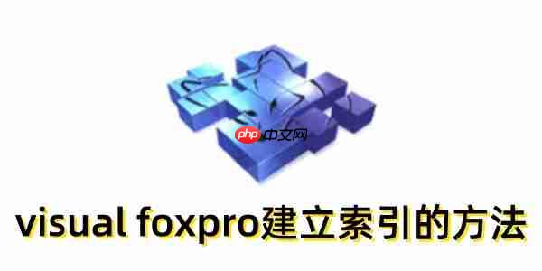visual foxpro怎么建立索引?visual foxpro建立索引的方法