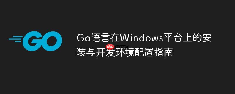 Go语言在Windows平台上的安装与开发环境配置指南