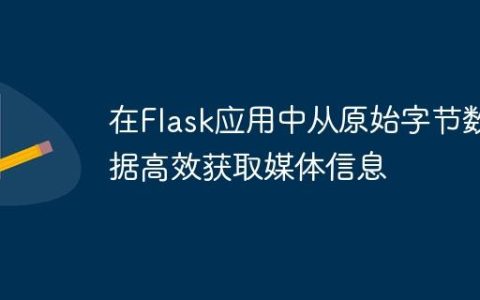 在Flask应用中从原始字节数据高效获取媒体信息