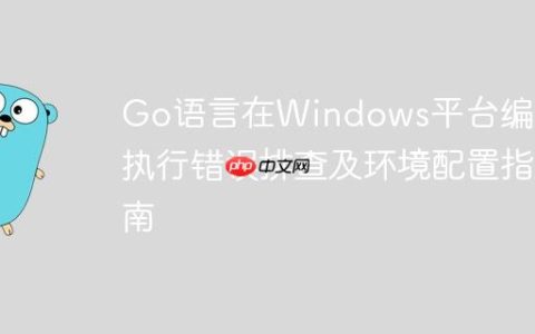 Go语言在Windows平台编译与执行错误排查及环境配置指南