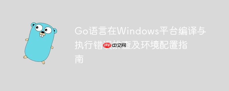 Go语言在Windows平台编译与执行错误排查及环境配置指南