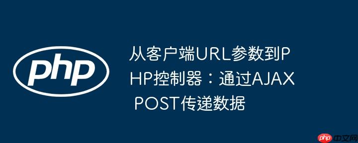 从客户端url参数到php控制器:通过ajax post传递数据