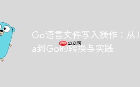 Go语言文件写入操作：从Java到Go的转换与实践