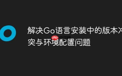 解决Go语言安装中的版本冲突与环境配置问题